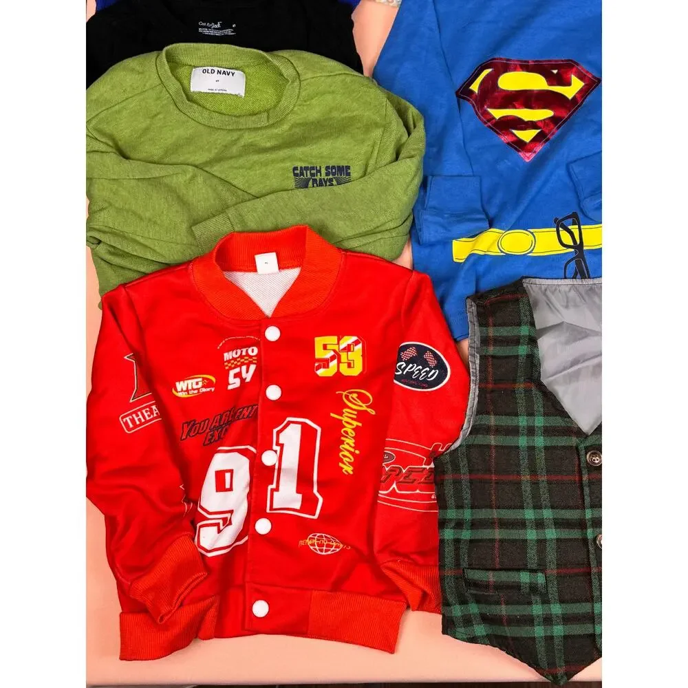 Boys 4/4T Fall & Winter Clothing Lot – Old Navy, Disney, Superman & More – #175